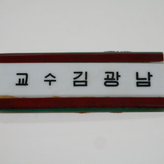 명패-교수 김광남 