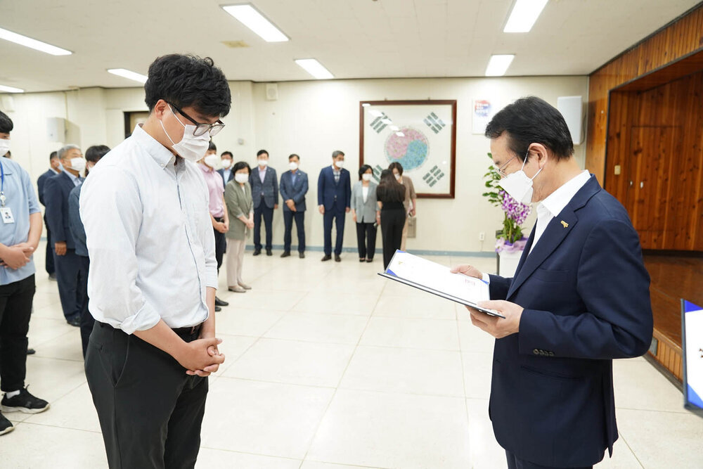 2021년도 하반기 4급 이하 정기인사 임용장 수여식 -1